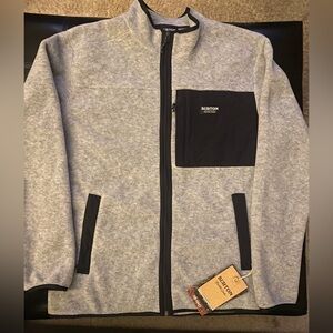 NWT Burton Men’s Hearth Full-Zip Fleece